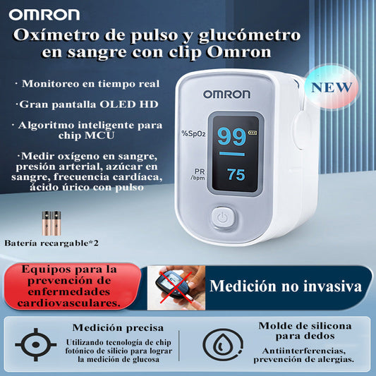 GLICOMAX™ - Glucómetro No Invasivo - Mide el azúcar en sangre sin agujas ni pinchazo